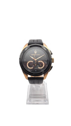 Maserati Traguardo Chronograph R8871612027 Herrenuhr Edelstahl Rosé Gold Neu OVP