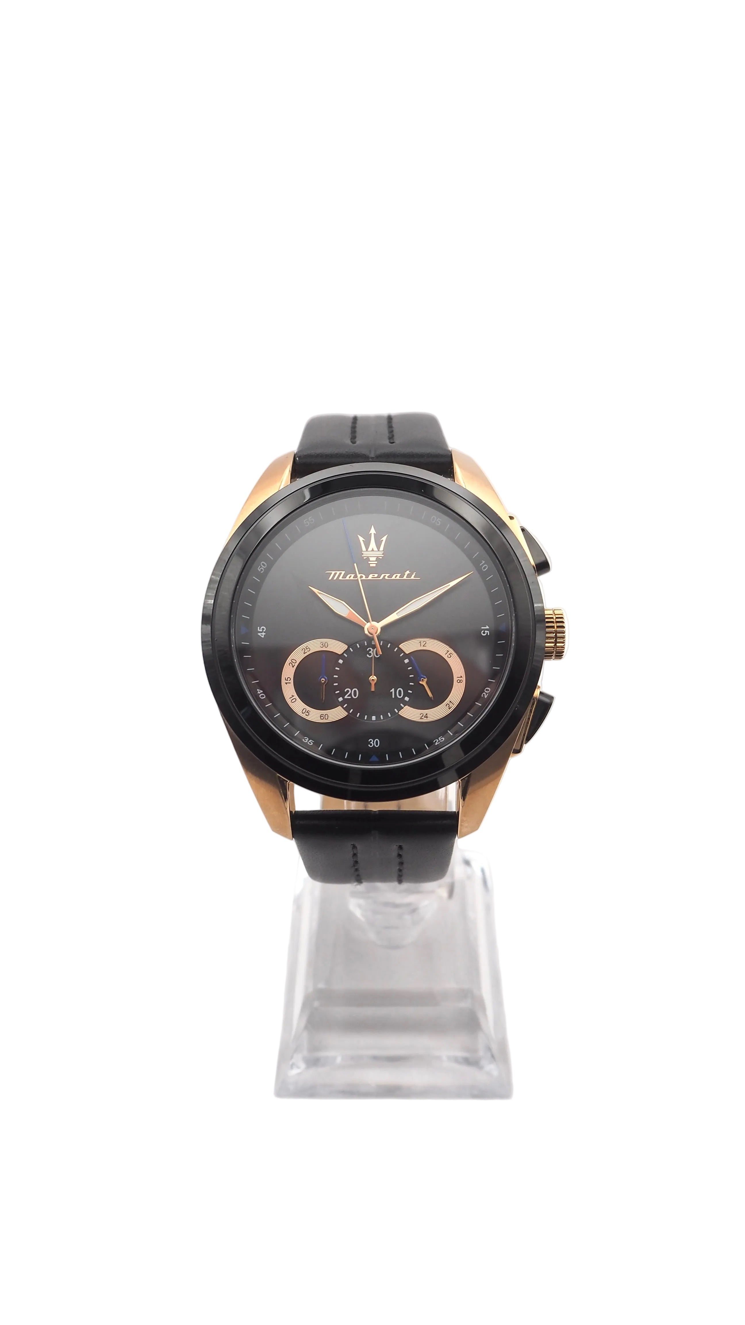 Maserati Traguardo Chronograph R8871612027 Herrenuhr Edelstahl Rosé Gold Neu OVP