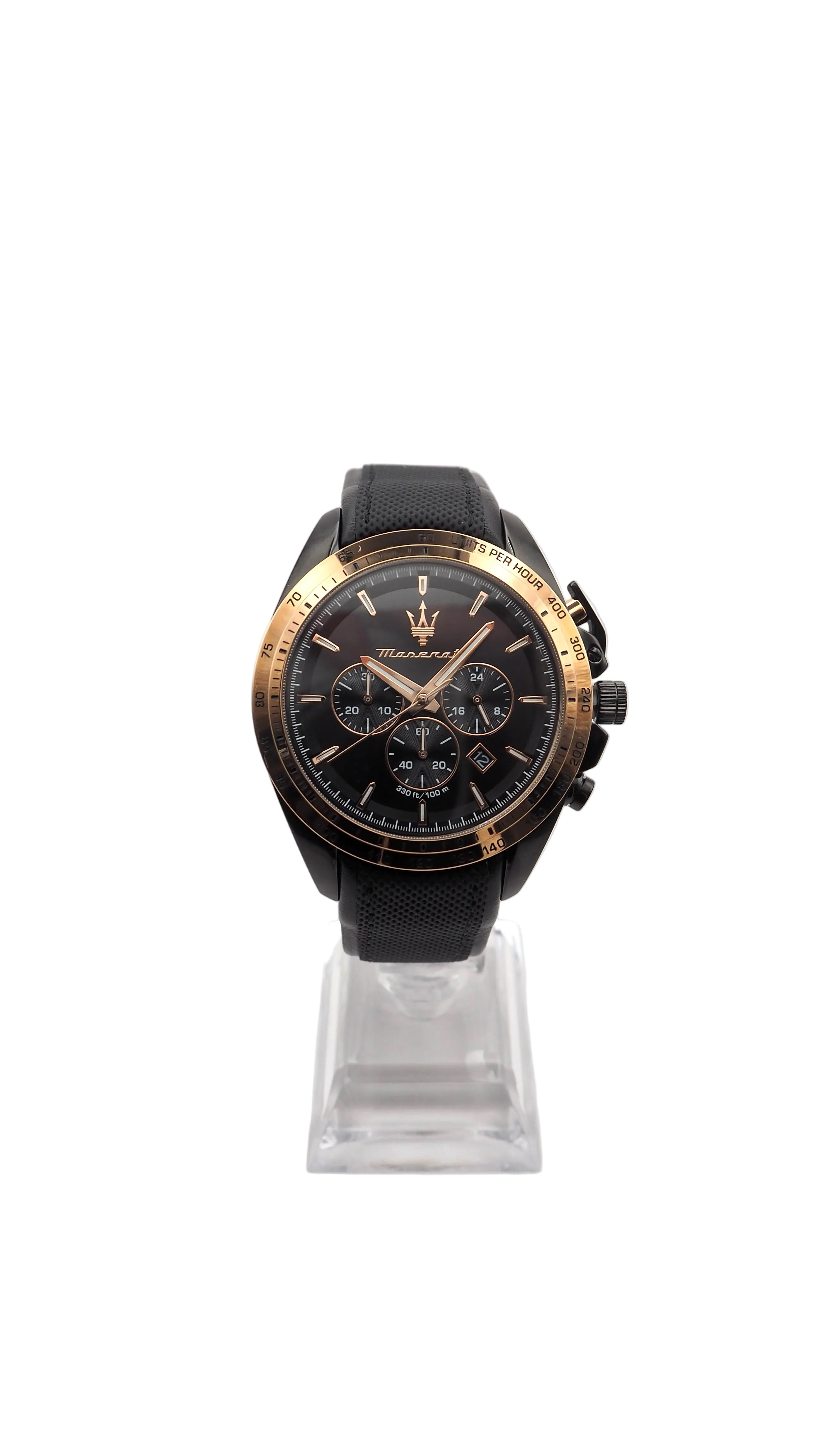 Maserati Traguardo Chronograph R8871612038 Herrenuhr Edelstahl Rosé Gold Neu OVP