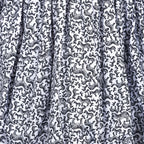 Balloon-Kleid aus Baumwolle mit Zebra-Rock