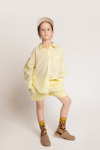 Twin Set aus Baumwolle in gelb: Shorts + Hemd