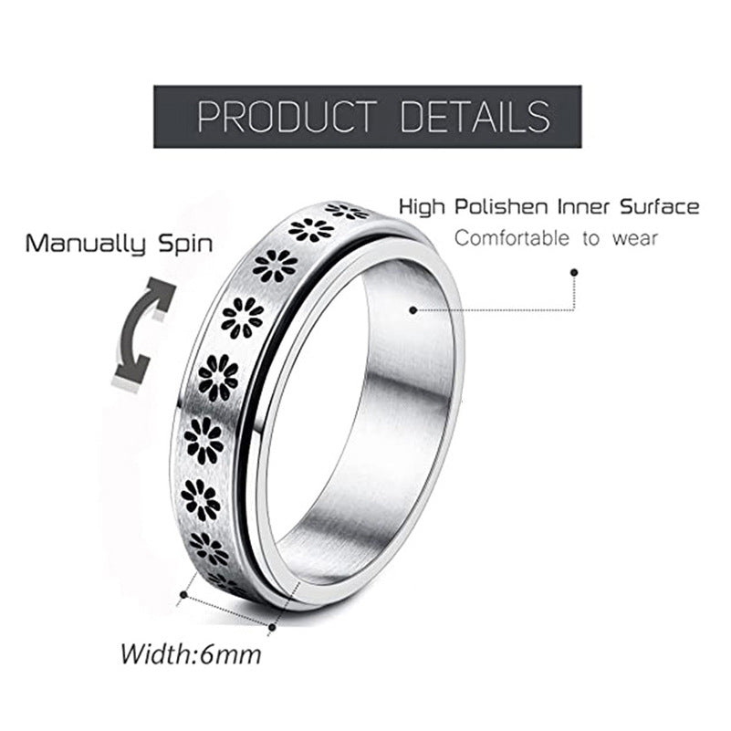Sunflower Rotating Ring