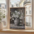Moderne Vintage Kunst Poster · Geschenkidee · Blumen Porträt Stillleben Klassische Wandkunst · Dekoprint ohne Rahmen