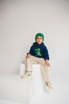 Hoodie Krokodil 100% Baumwolle soft touch