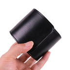 Uhrenrolle PU Leder Braun & Schwarz – Reise Uhrenetui Aufbewahrung für Armbanduhren