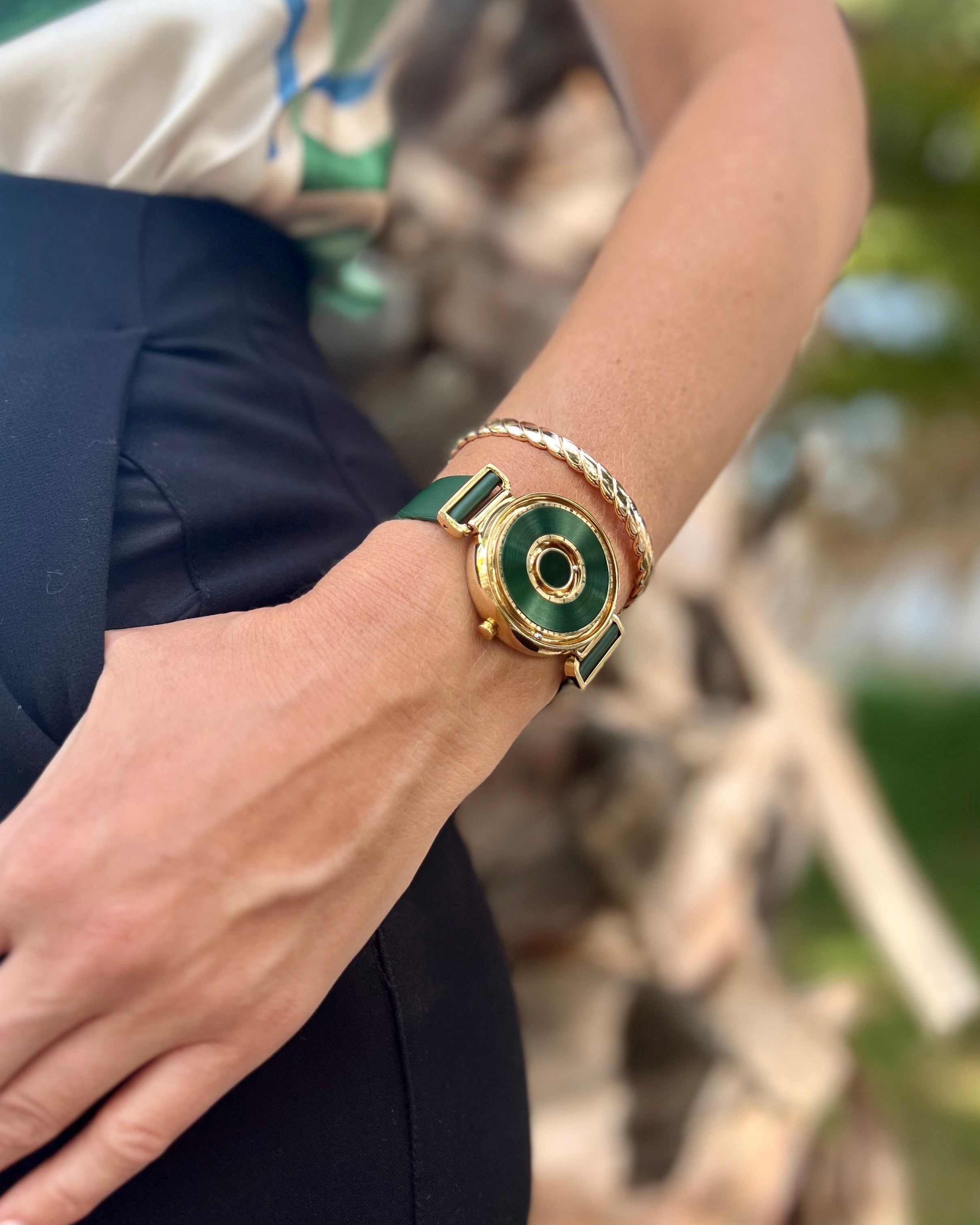 Bella Gold Green