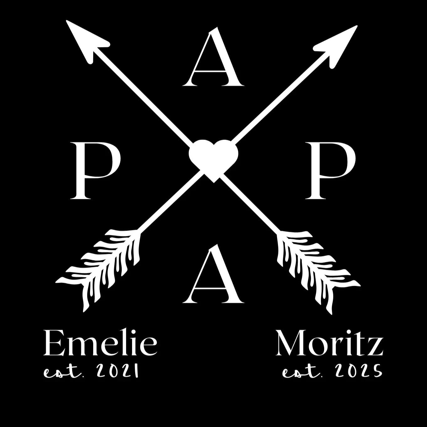 PAPA T-Shirt ARROWS personalisiert