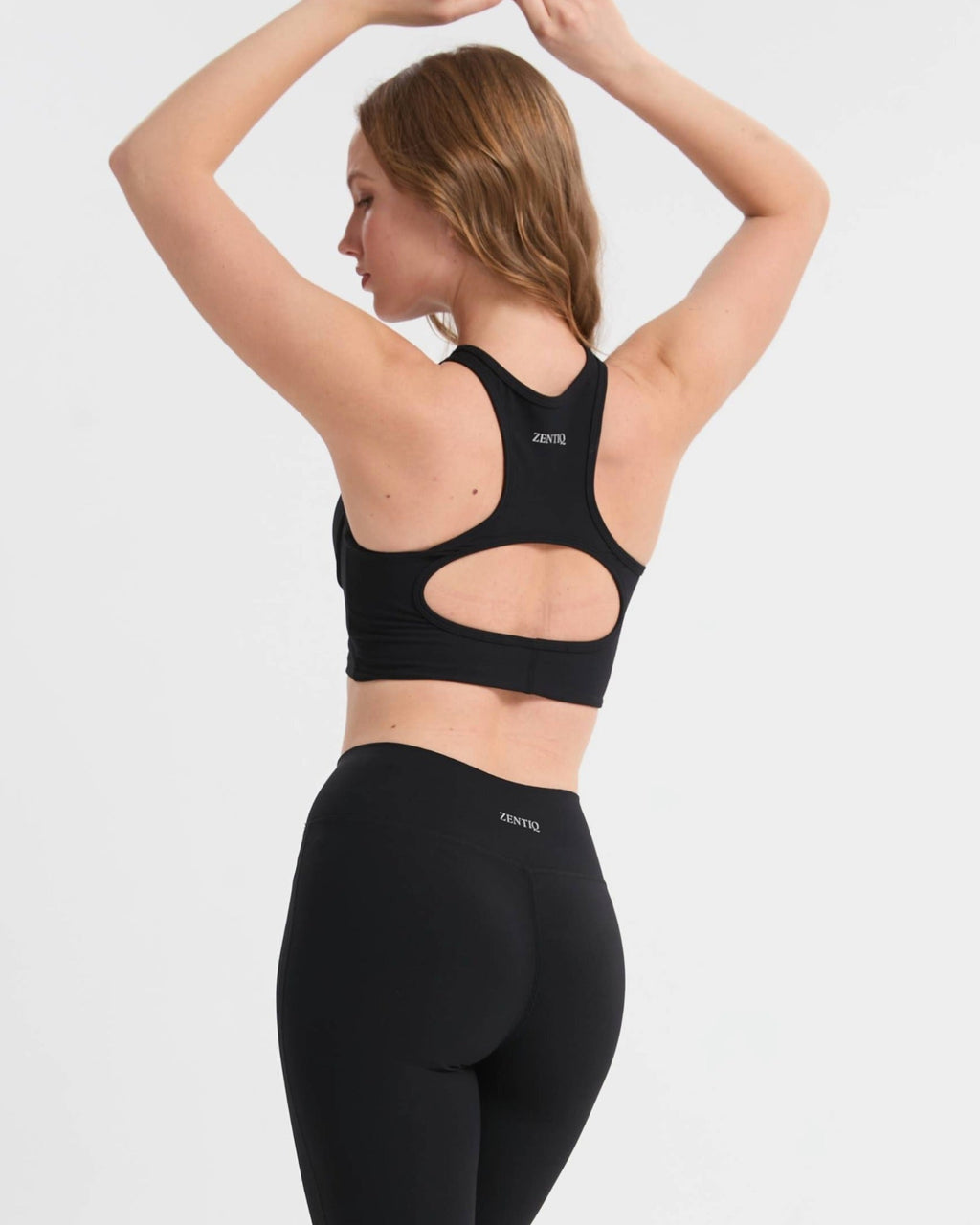 Ensemble legging bootcut taille haute + débardeur côtelé – Noir