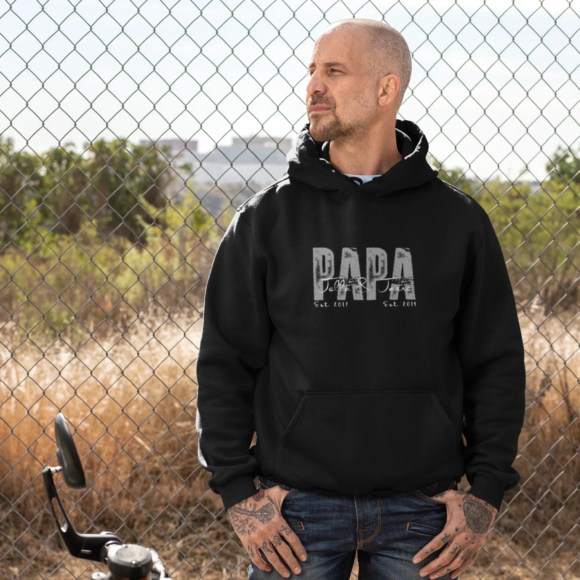 PAPA Hoodie SOLID ROCKS personalisiert