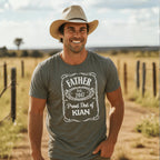 PAPA T-Shirt JACK DANIELS STYLE personalisiert