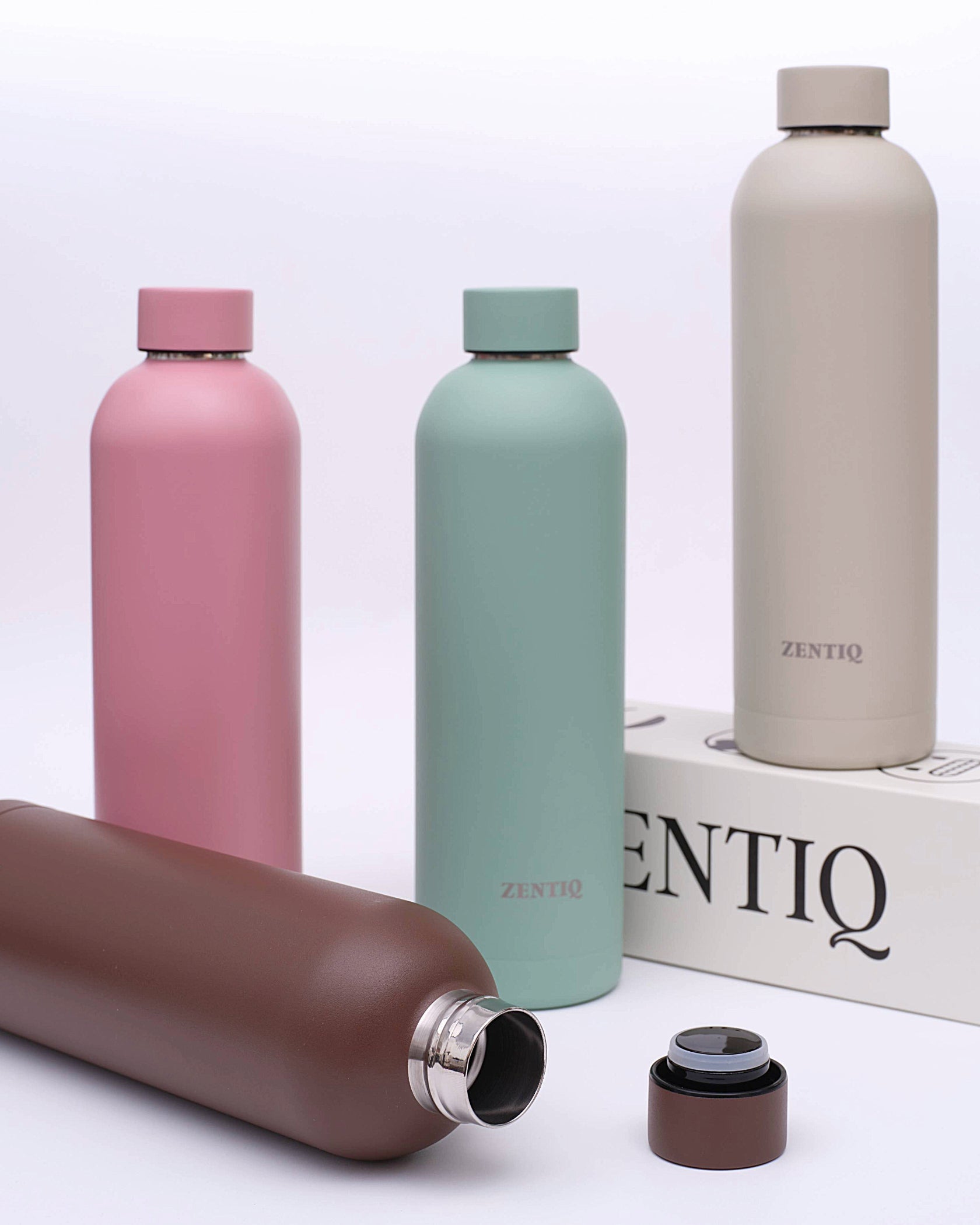 Isolierte Edelstahl Trinkflasche – Grün