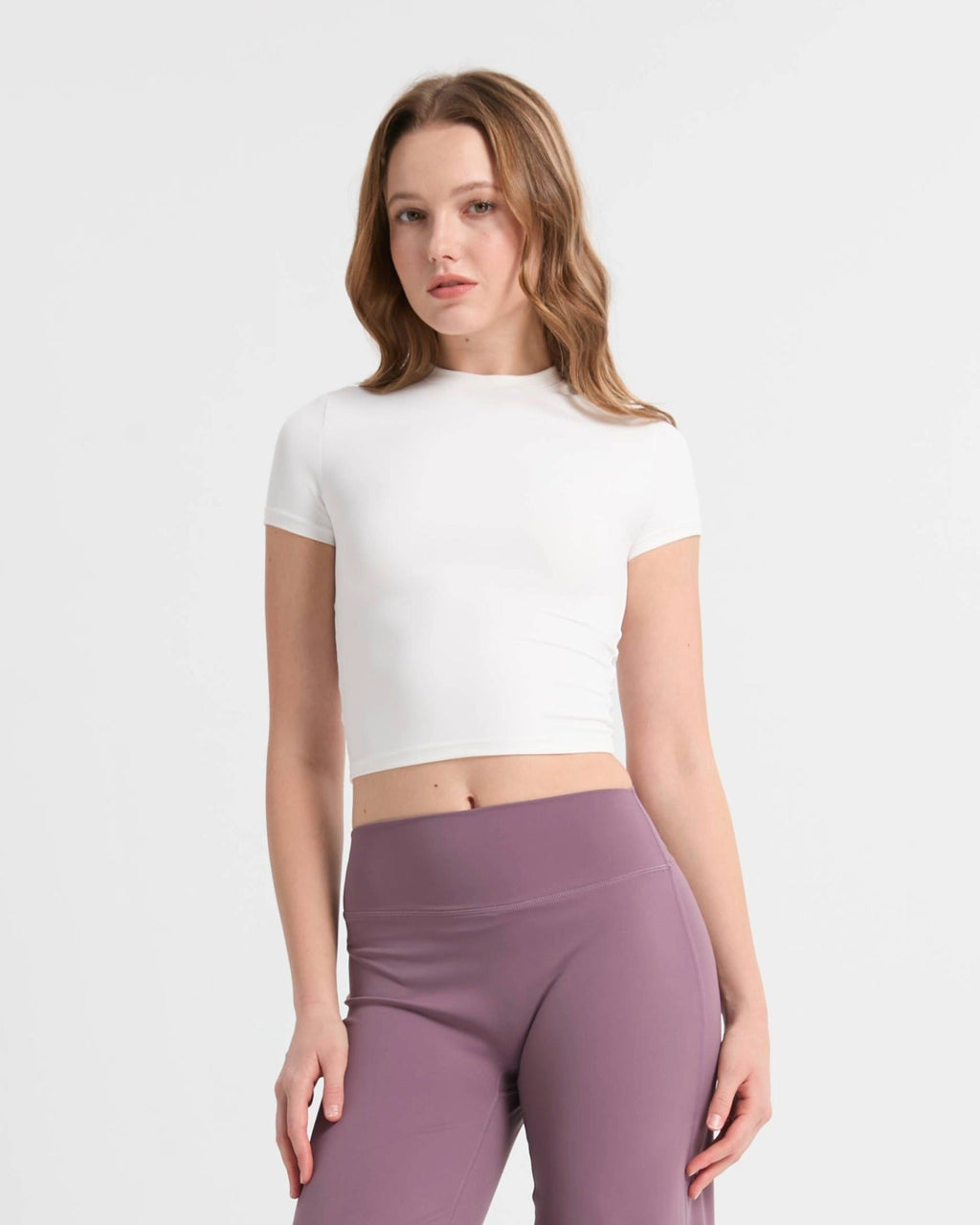 T-shirt décontracté Lounge – Blanc