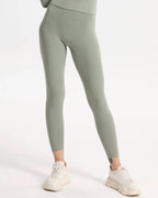 Leggings High Waist soft figurbetont – Grün