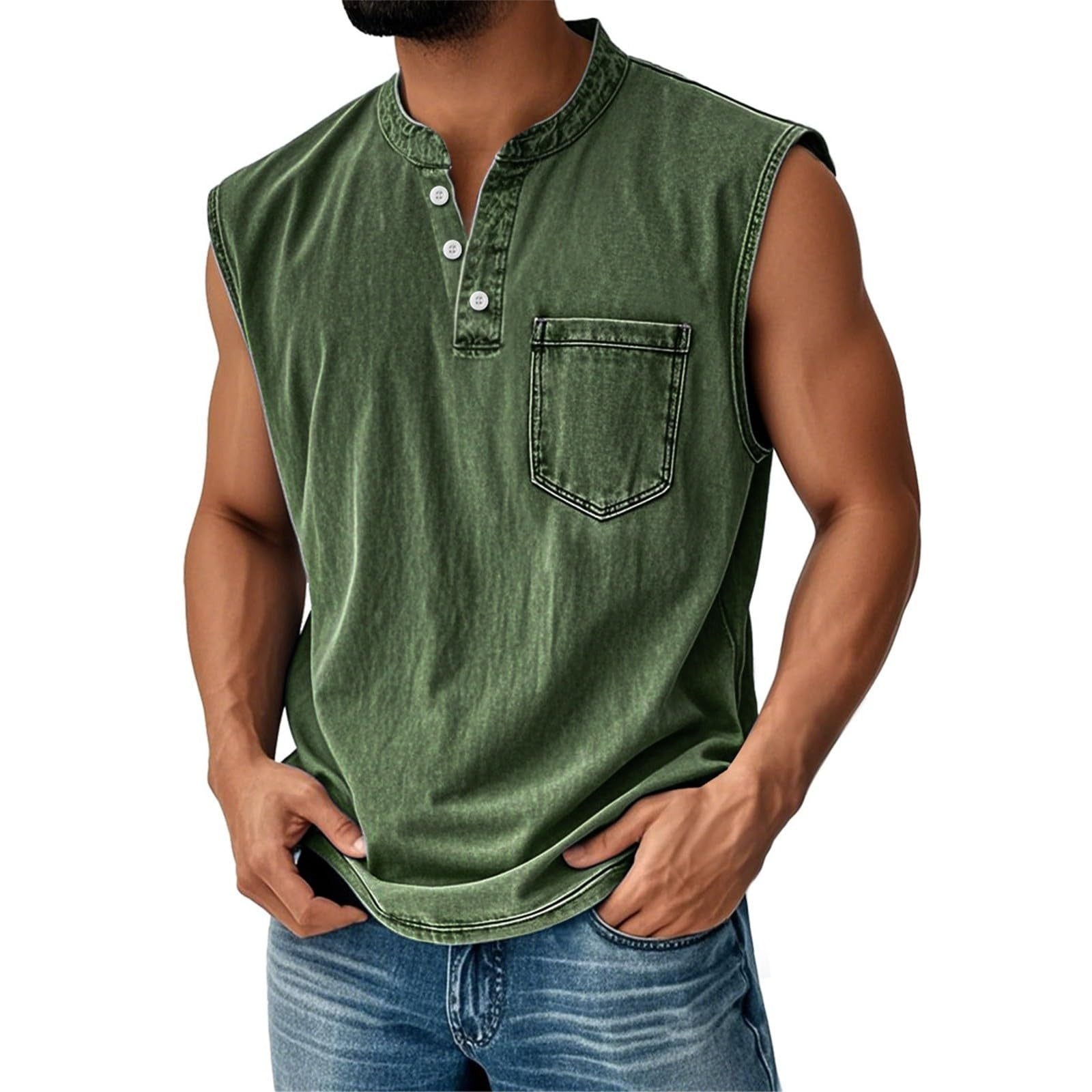 Youth Men's Casual Sleeveless T-Shirt