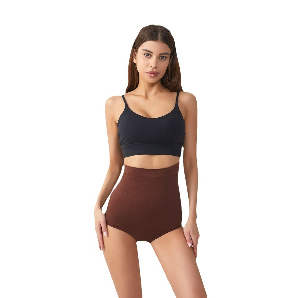 Pantalon grande taille ventre sans couture taille haute gaine amincissante