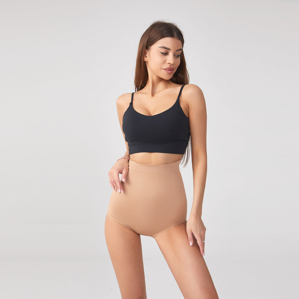 Pantalon grande taille ventre sans couture taille haute gaine amincissante