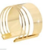 Beliebtes Armband, einfaches, halbkreisförmiges, hohles C-förmiges Armreif, trendiger Allrounder, eleganter Schmuck