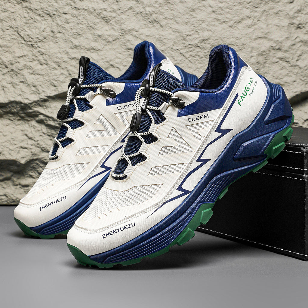 Herren Colorblock Sneaker Outdoor Freizeit Bergsteigen Wandern Lauf-Sportschuhe