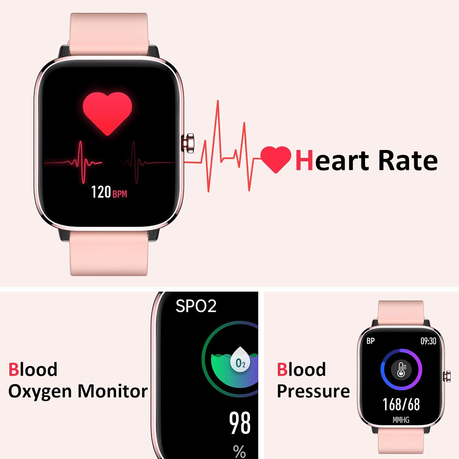 Neue Smartwatches jetzt im Angebot, mit Nachrichtenalarmen, Anrufannahme, Gesundheitsüberwachung, Aktivitätstracking, Benachrichtigungserinnerungen und Fitnessfunktionen.