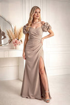 Long dress model 229632 Bicotone