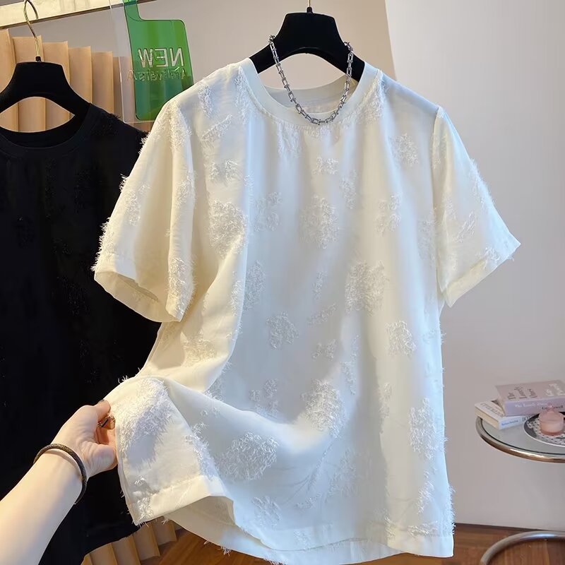 Summer Fashion Mens Breathable High-End Crew-Neck Top