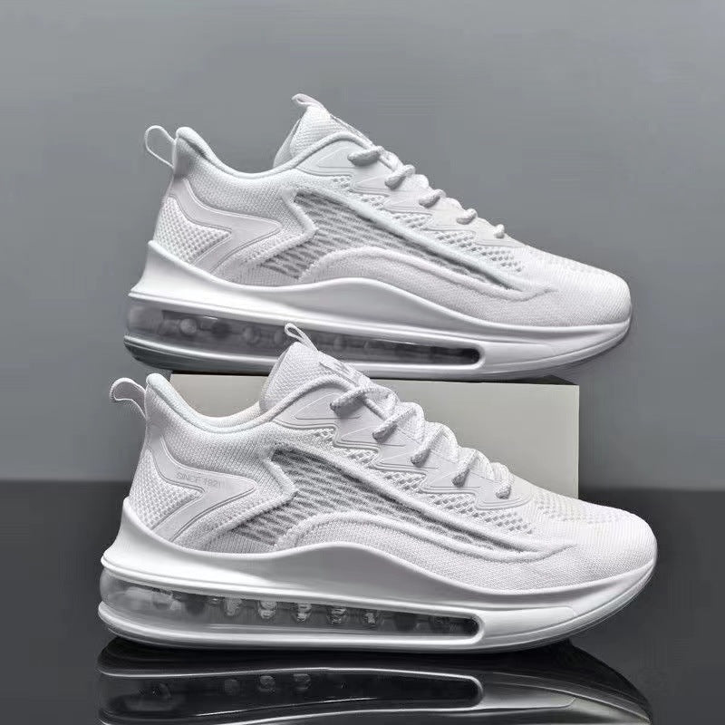 Chaussures à enfiler en maille pour hommes, baskets de sport avec coussin d'air, rehaussantes, mode, décontractées