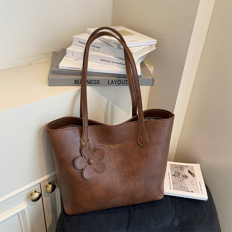 Sac à bandoulière, cabas structuré, sac à main simple pour femme
