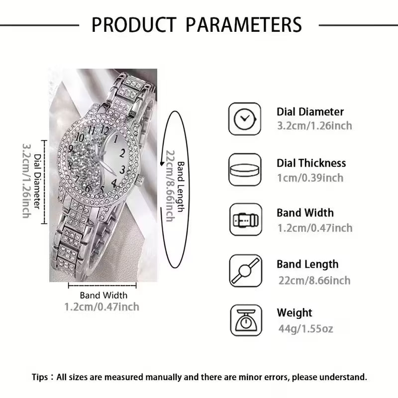 Luxuriöses Design, modische und stilvolle Quarzuhr mit Display