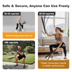 Ropeless Battle Rope Home GymEquipment With Integrated Non-Slip Handles Rubber-Coated Springs For Unisex Indoor Outdoor Training HIlTWorkouts Low-Impact Cardio Training