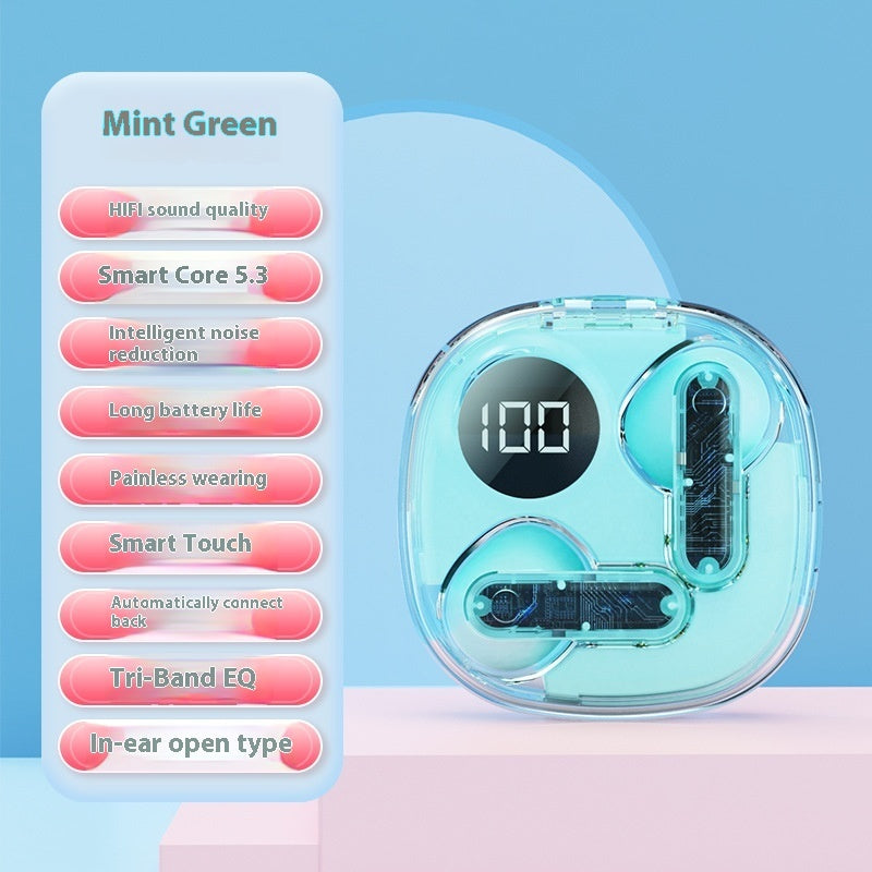 TWS Private Model Capsule HiFi Noise-reduction Bluetooth Headset