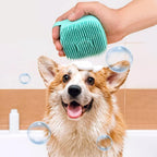 7pcs Pet Grooming Kit, Self-Cleaning Brush Shedding Kit With Nail Clipper, Flea Comb, Shampoo Bath Brush, Finger Toothbrush