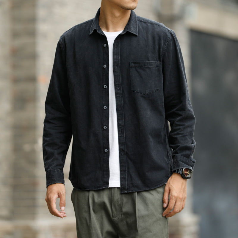 New Shirt Men's Long-sleeved Casual Trend