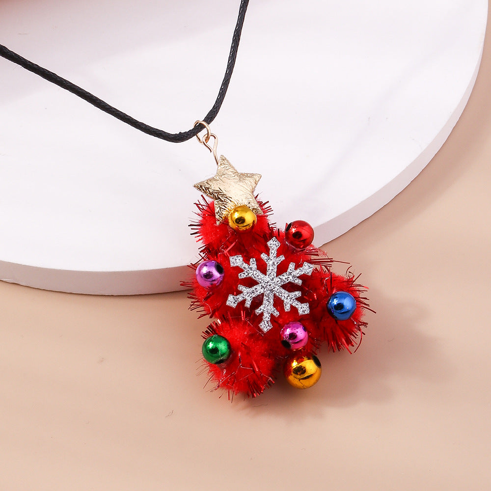 Nouvelles boucles d'oreilles sapin de Noël Boucles d'oreilles en feutre