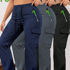 Damen Retro Freizeithose mit großen Taschen