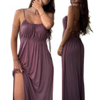 Drawstring Loose Strap Dress
