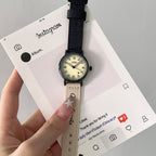 Vintage Chanel-Stil Perlmuttuhr - Luxus-Damenarmbanduhr