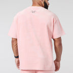 Sports Men's Round Neck Corduroy Casual T-shirt