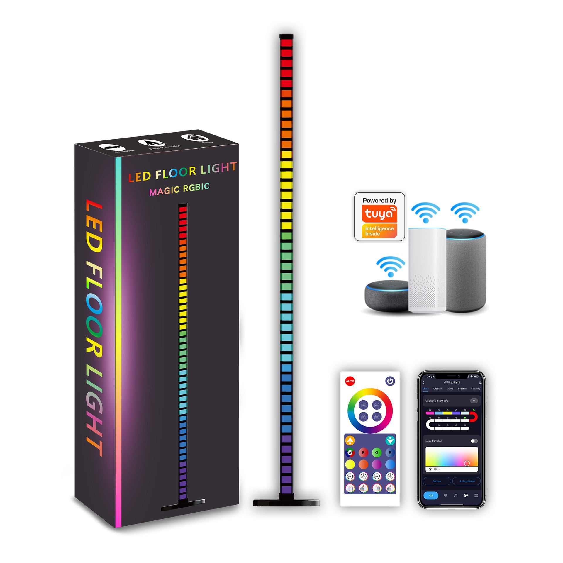 Landing Music Rhythm Light Slide Color Voice Control