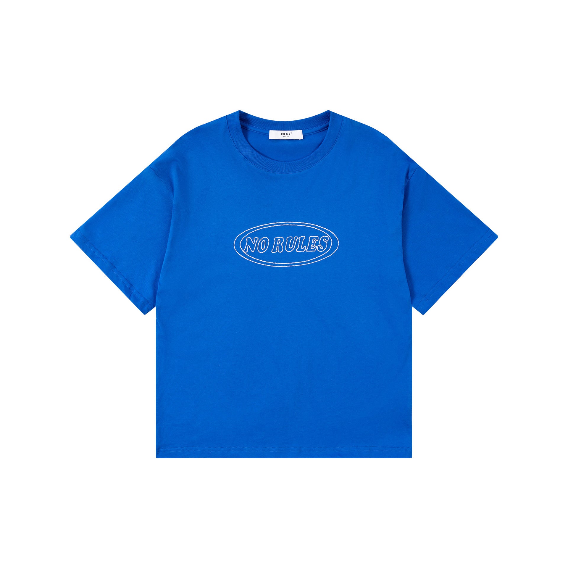 DK Kids' American-style Retro Embroidered Loose Short-sleeve Clothing