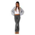 Women's Fashion Low Waist Bell-bottom Pants