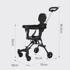 Foldable Baby Stroller Sunshade Pram Pushchair Travel Buggy Travel System