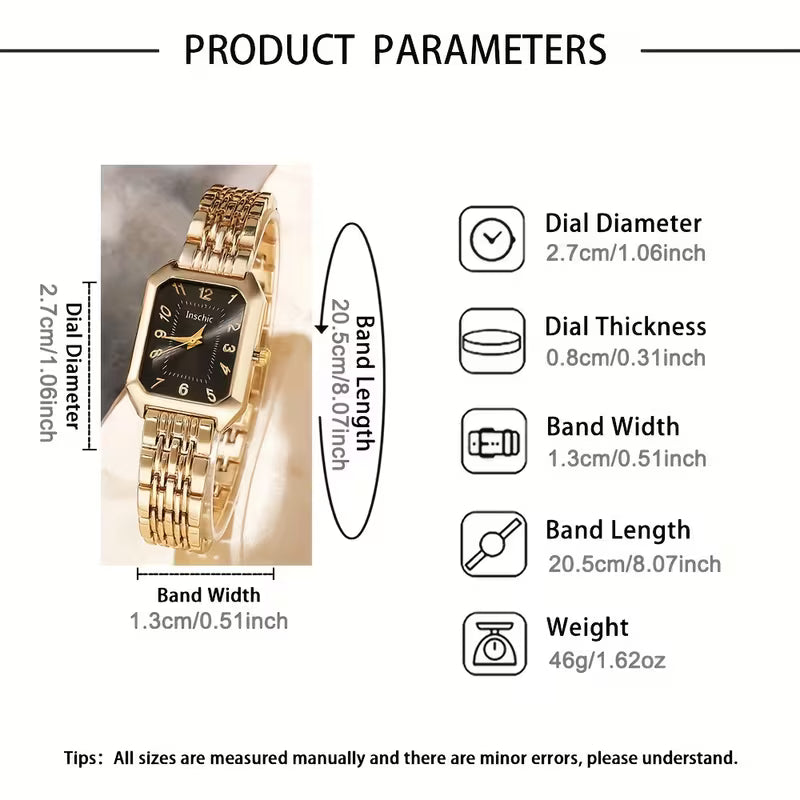 Vintage-Damenuhr, elegante Uhr, Armbanduhr für Damen, klassische Uhr, Damenuhren