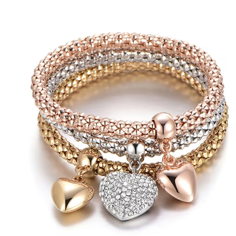 3 Boho-Chic-Armbänder mit Lebensbaum-Motiv – Vintage-Stil, Zinklegierung, zart