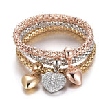 3 Boho-Chic-Armbänder mit Lebensbaum-Motiv – Vintage-Stil, Zinklegierung, zart