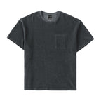 Sports Men's Round Neck Corduroy Casual T-shirt
