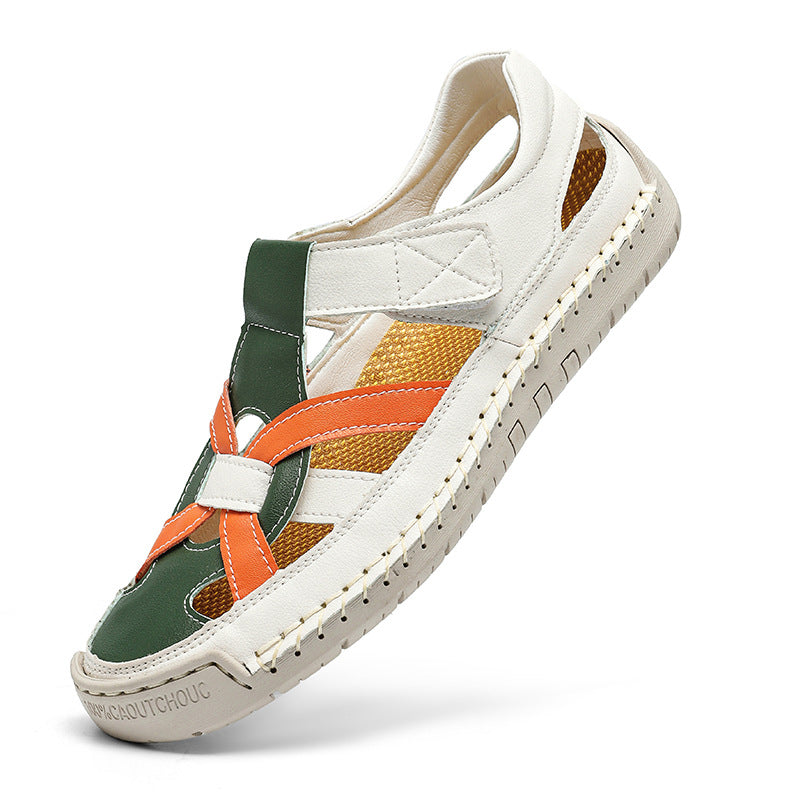 New Roman-style Flat Woven Soft-soled Lightweight