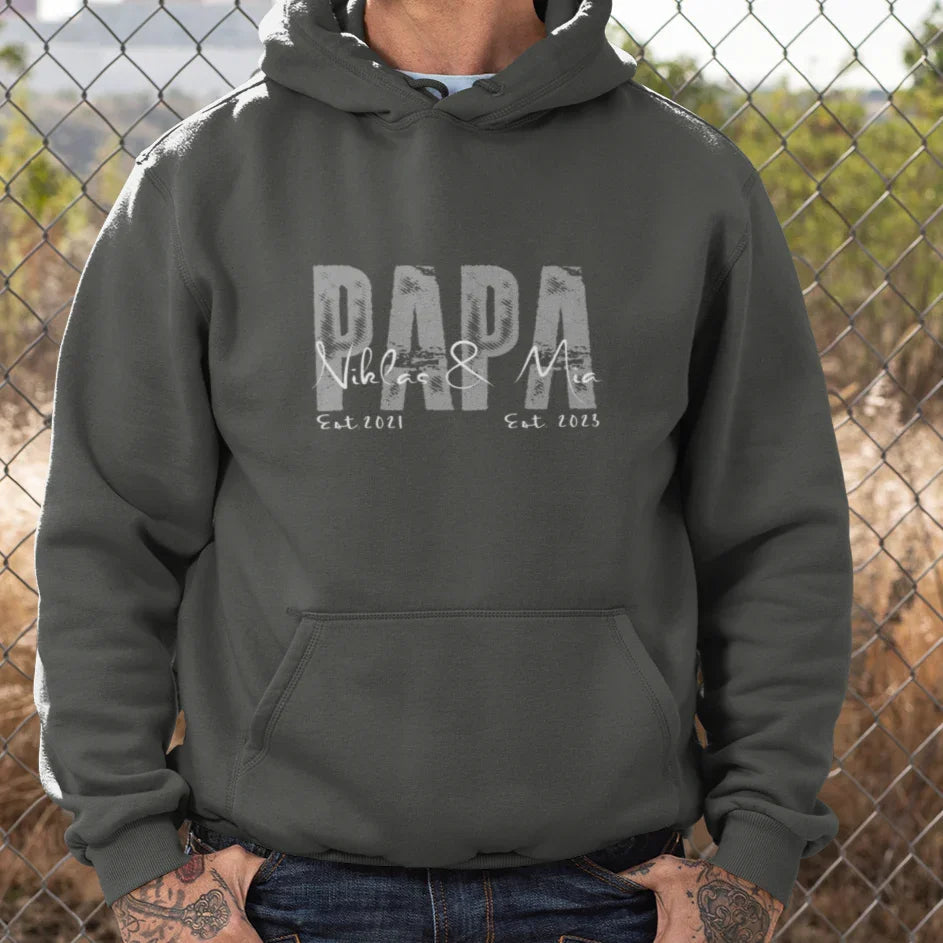 PAPA Hoodie SOLID ROCKS personalisiert