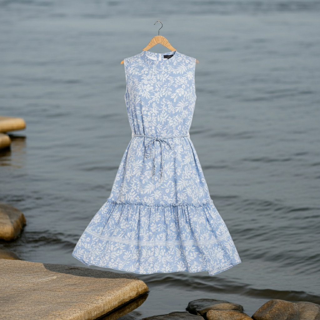 Robe sans manches pour femme, nouvelle collection printemps-été