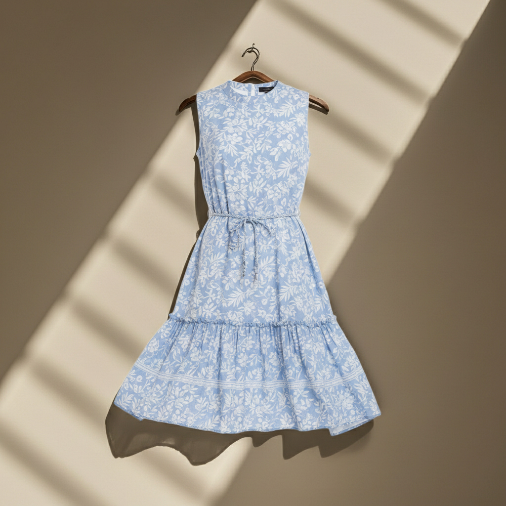 Robe sans manches pour femme, nouvelle collection printemps-été