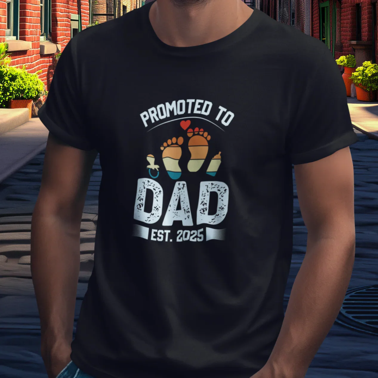 DAD T-Shirt PROMOTED personalisiert